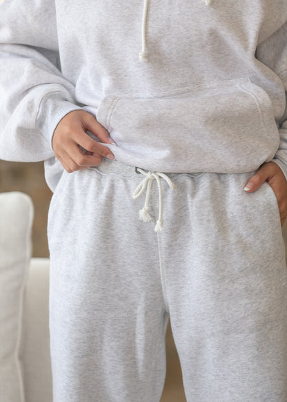Free People® Final Call White Heather Gray Jogger FF Pants