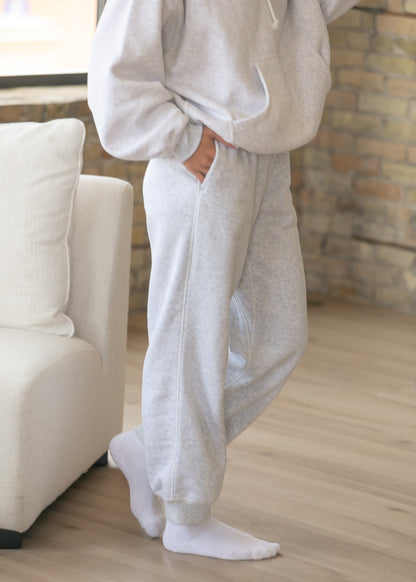 Free People® Final Call White Heather Gray Jogger FF Pants