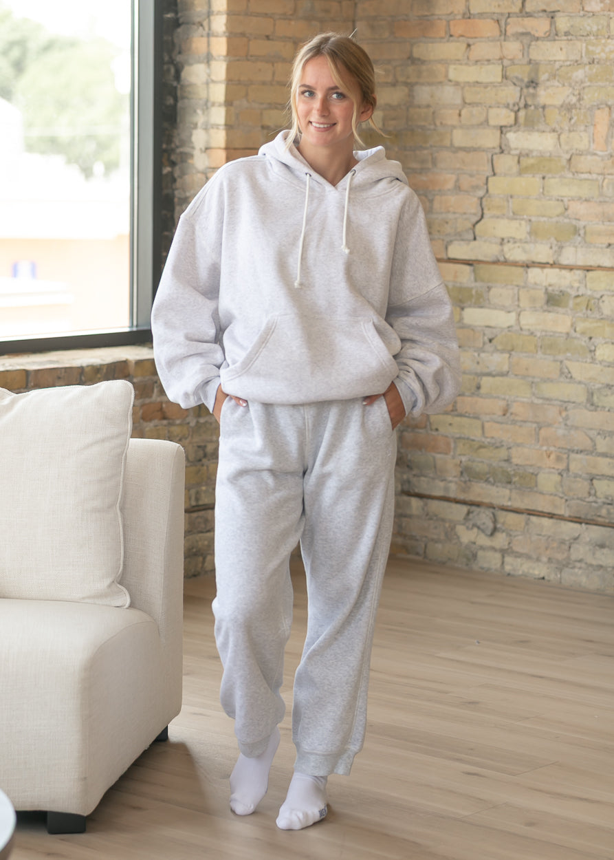 Free People® Final Call White Heather Gray Jogger FF Pants