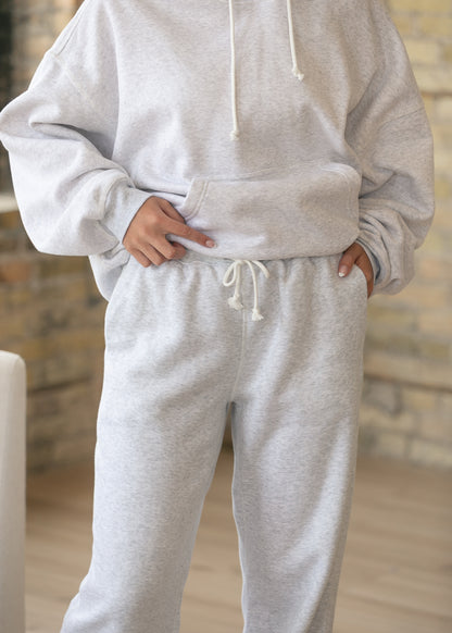 Free People® Final Call White Heather Gray Jogger FF Pants