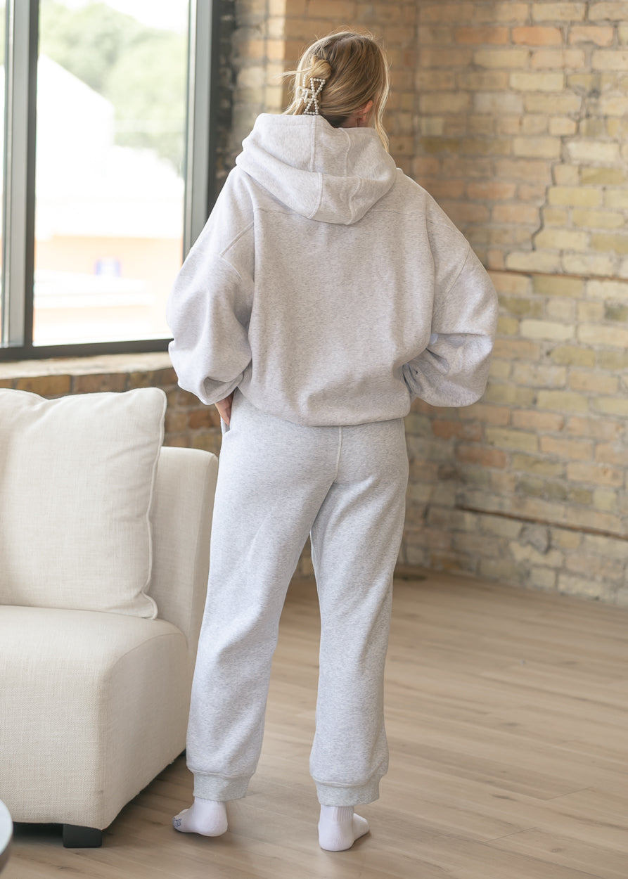 Free People® Final Call White Heather Gray Jogger FF Pants