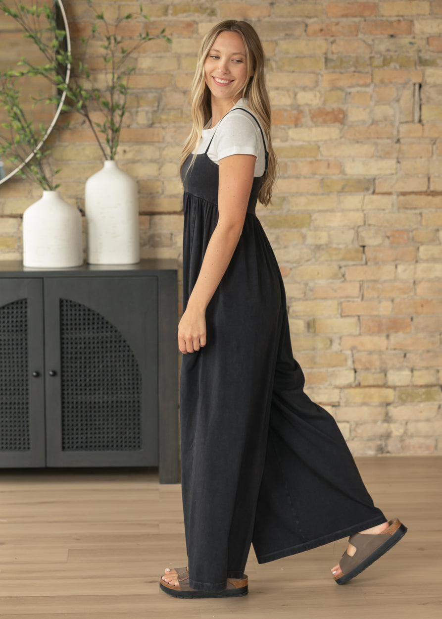 Free People® Hot Shot Strappy Black Onesie FF Dresses