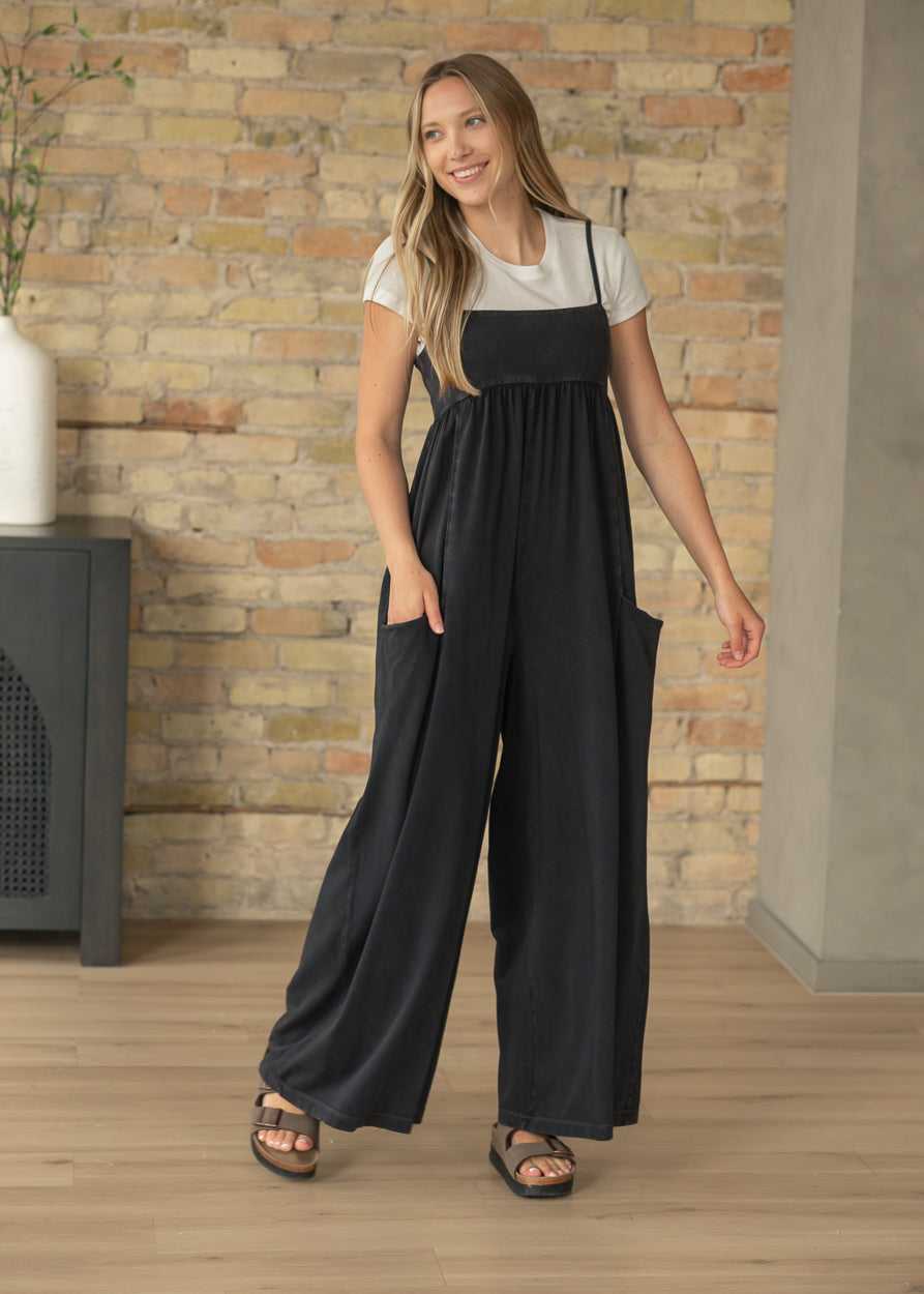 Free People® Hot Shot Strappy Black Onesie FF Dresses