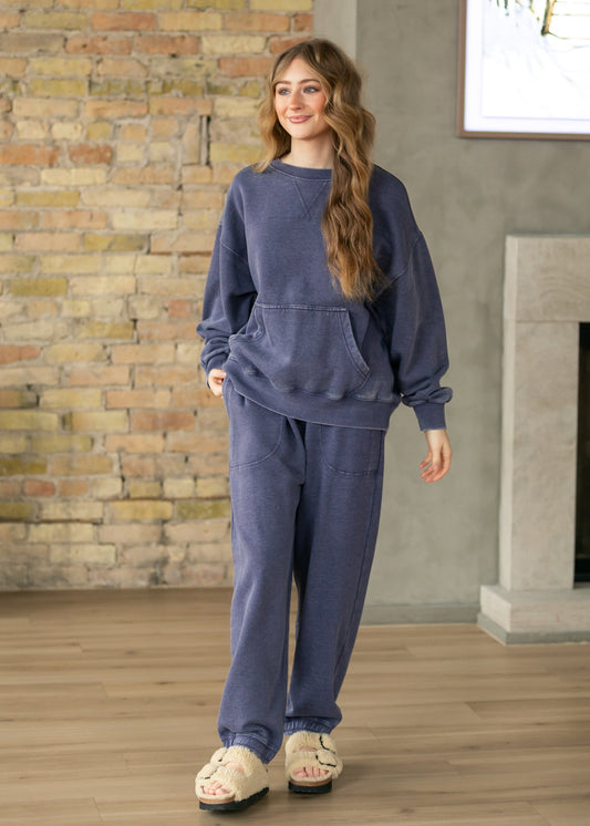 Free People® Navy Slow it Down Jogger FF Pants