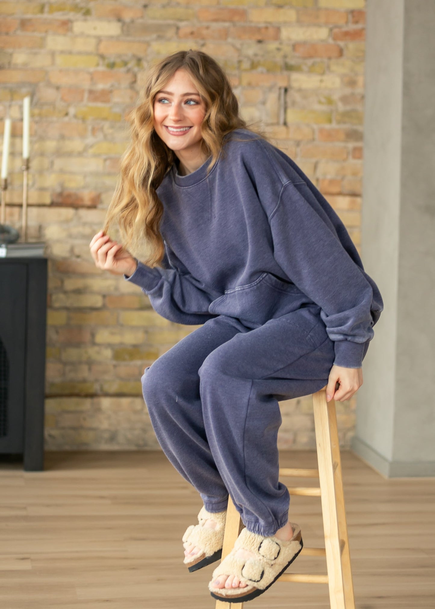 Free People® Navy Slow it Down Jogger FF Pants