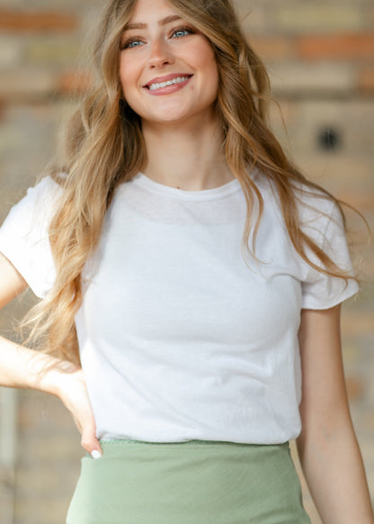 Free People® Nova Ivory Tee FF Tops