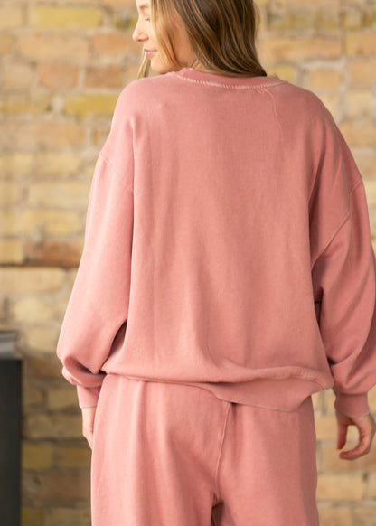 Free People® Rose Slow it Down Pullover FF Tops