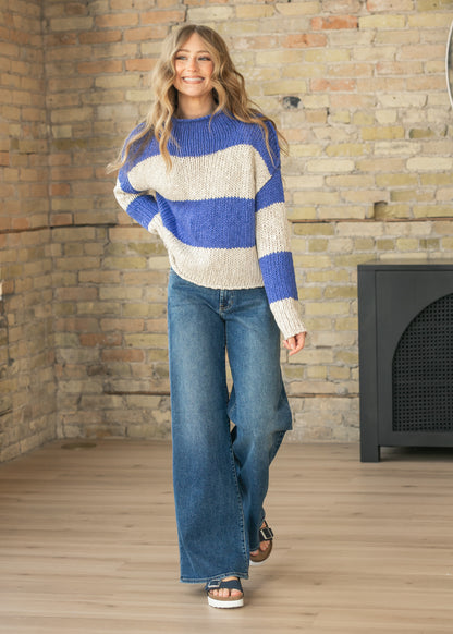 Free People® Rugby Stripe Opal Sweater FF Tops