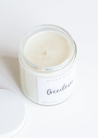 Freedom Soy Candle 8.5oz Apple Scent FF Home + Lifestyle