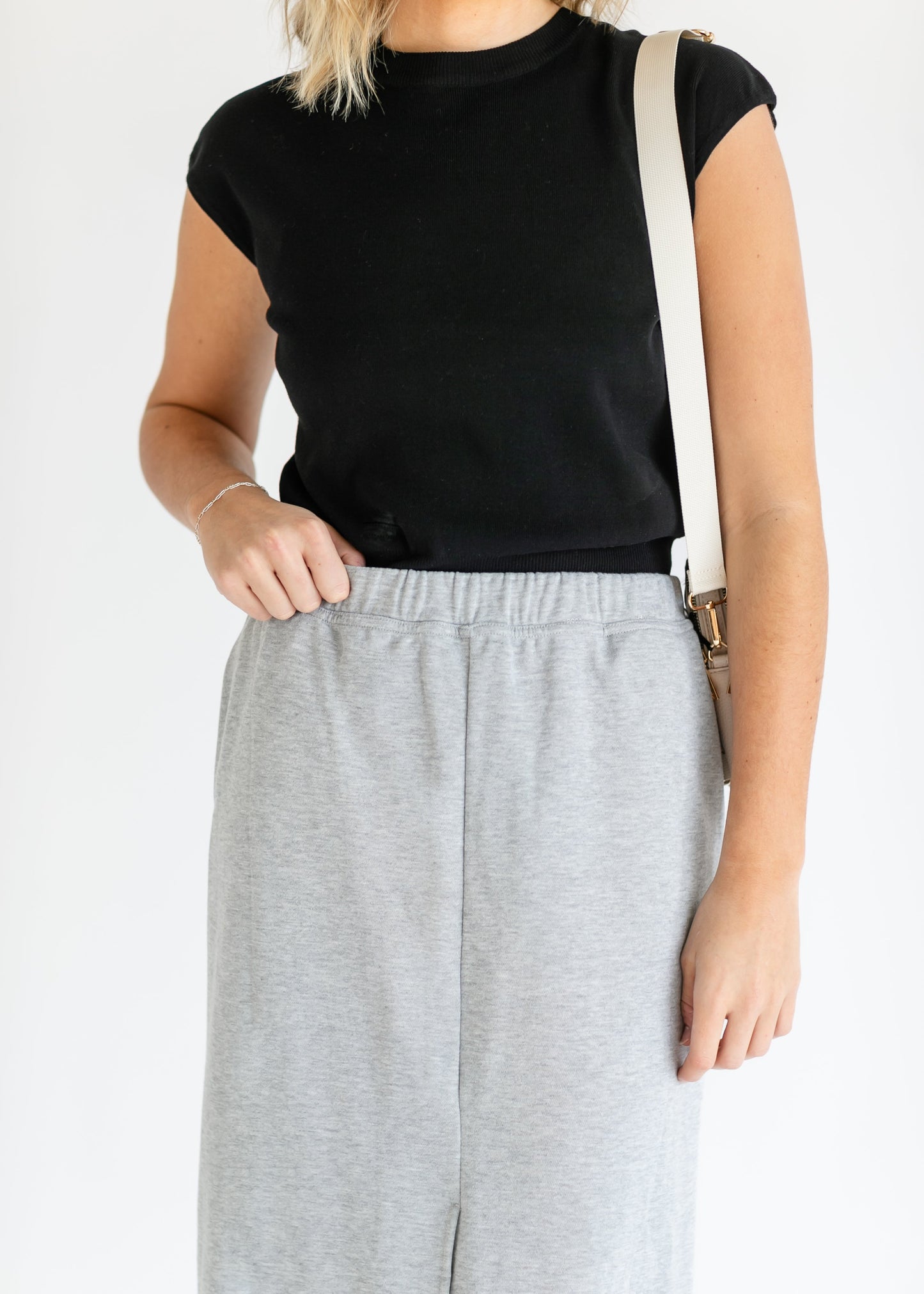 French Terry Front Slit Maxi Skirt - FINAL SALE FF Skirts