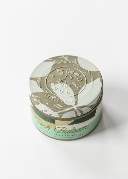 Fresh Balsam Small Tin Candle FF Home + Lifestyle