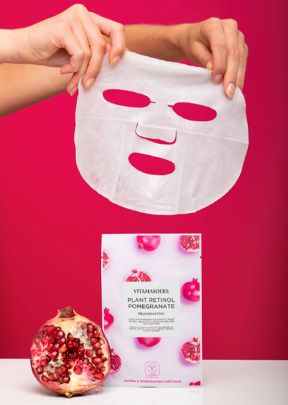Fruit Infused Sheet Masks Gifts Pomegranate