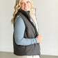 Full Zip Reversible Puffer Vest FF Tops