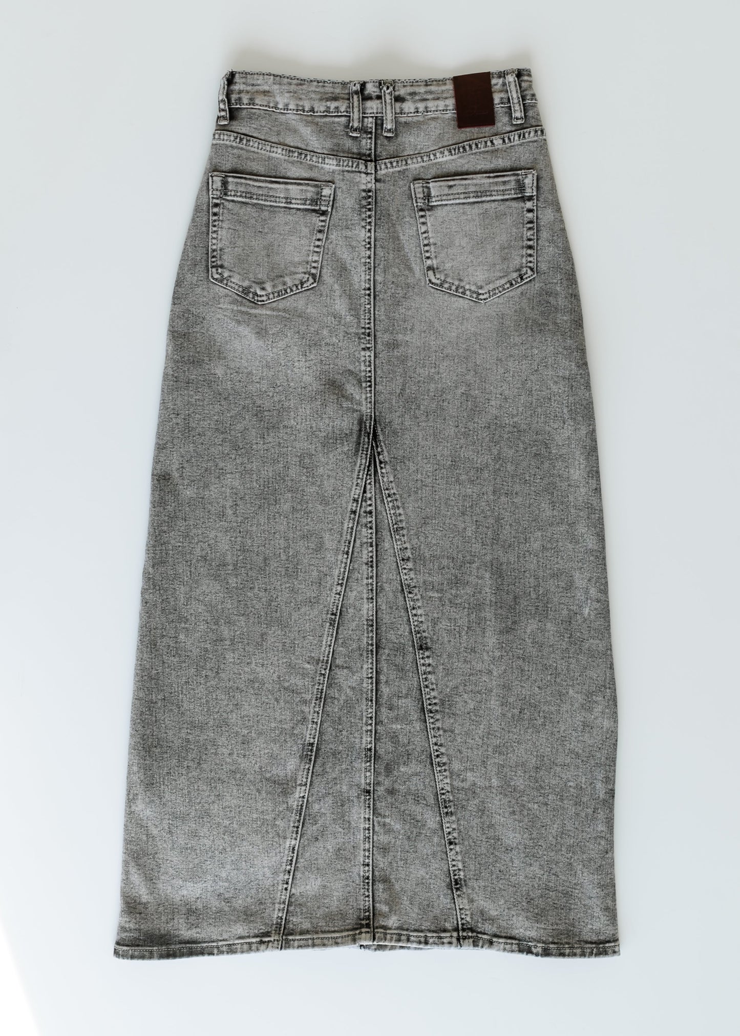 Genevieve A-line Denim Maxi Skirt IC Skirts