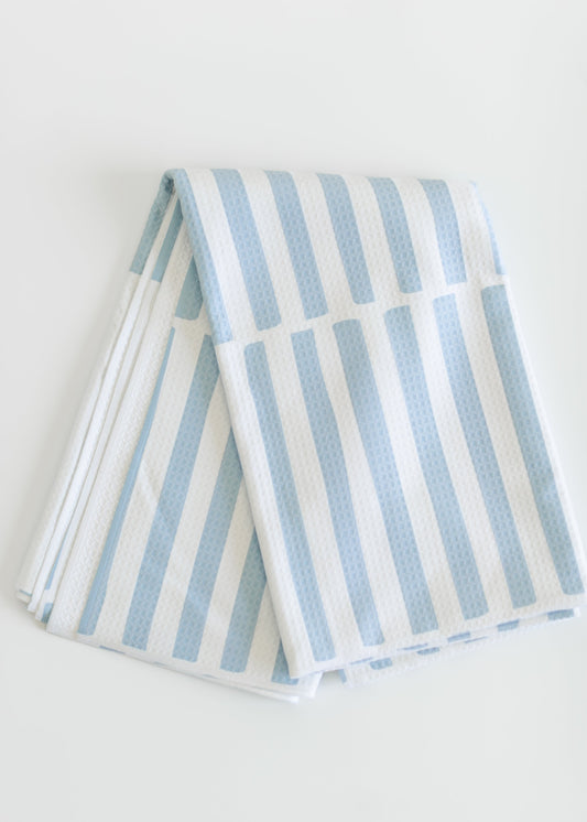 Geometry® Blue Stripes Luxe Towel Gifts