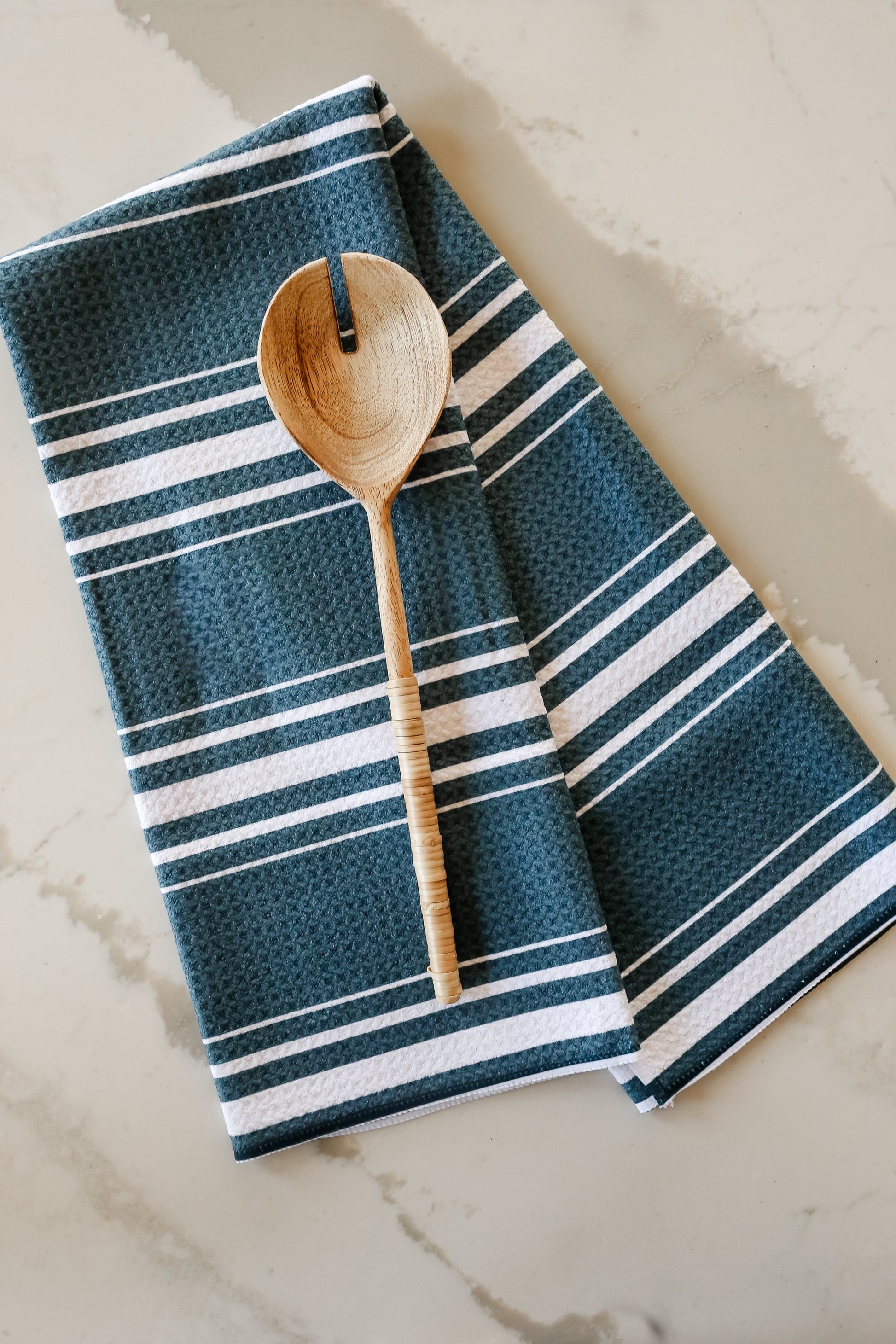 Geometry® Deep Blue Striped Tea Towel Gifts