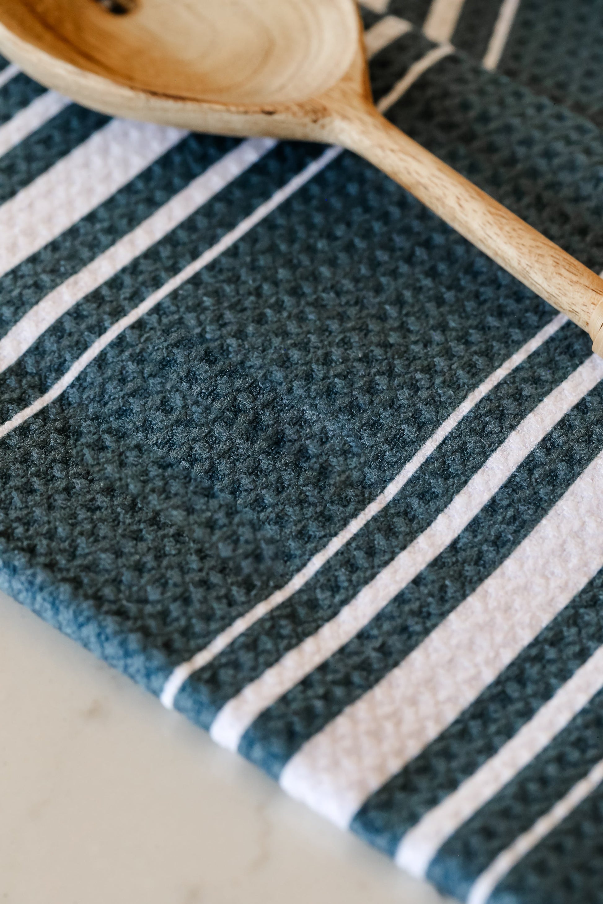 Geometry® Deep Blue Striped Tea Towel Gifts