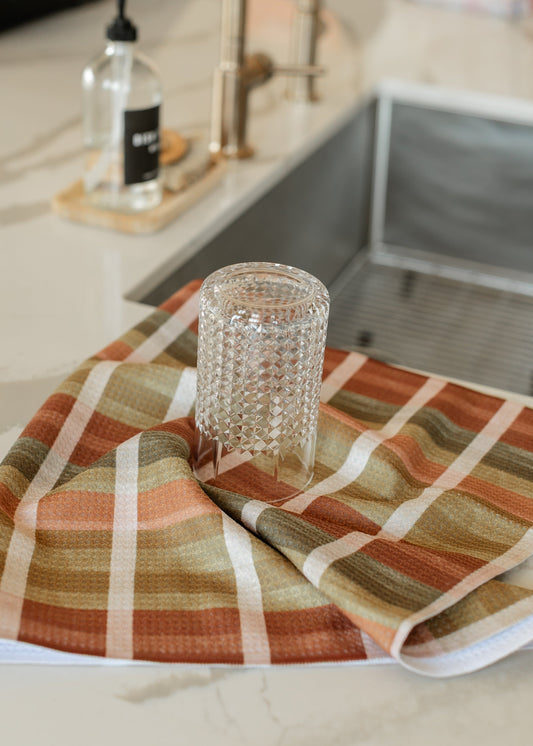 Geometry® Fall Harvest Stripes Tea Towel FF Home + Lifestyle