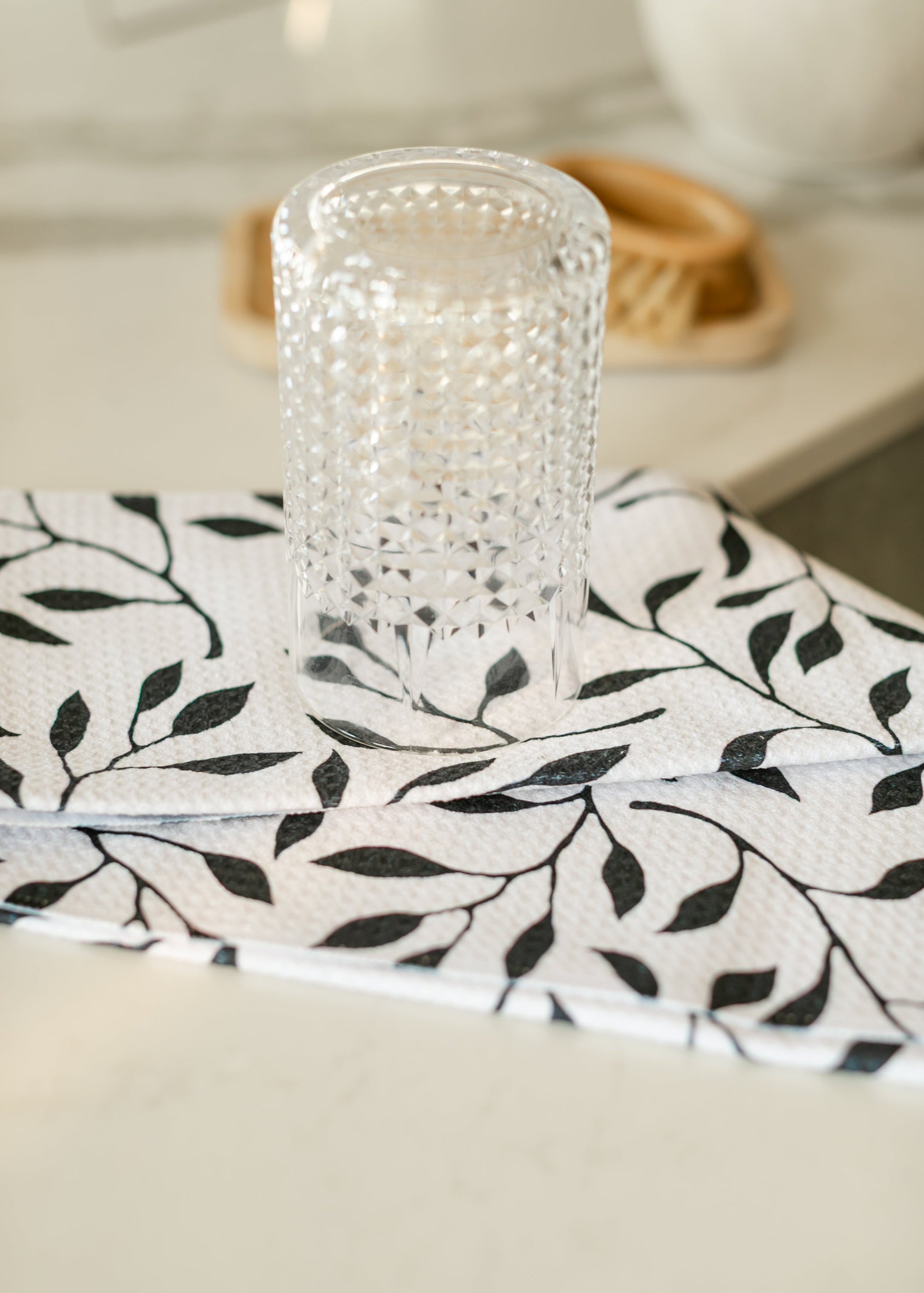 Geometry® Lay it Down Kitchen Waffle Tea Towel Gifts