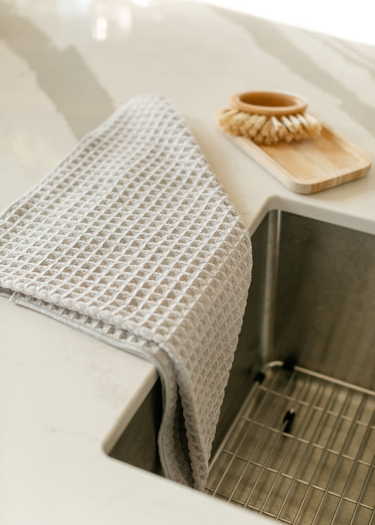 Geometry® Stone Waffle Hand Towel Gifts