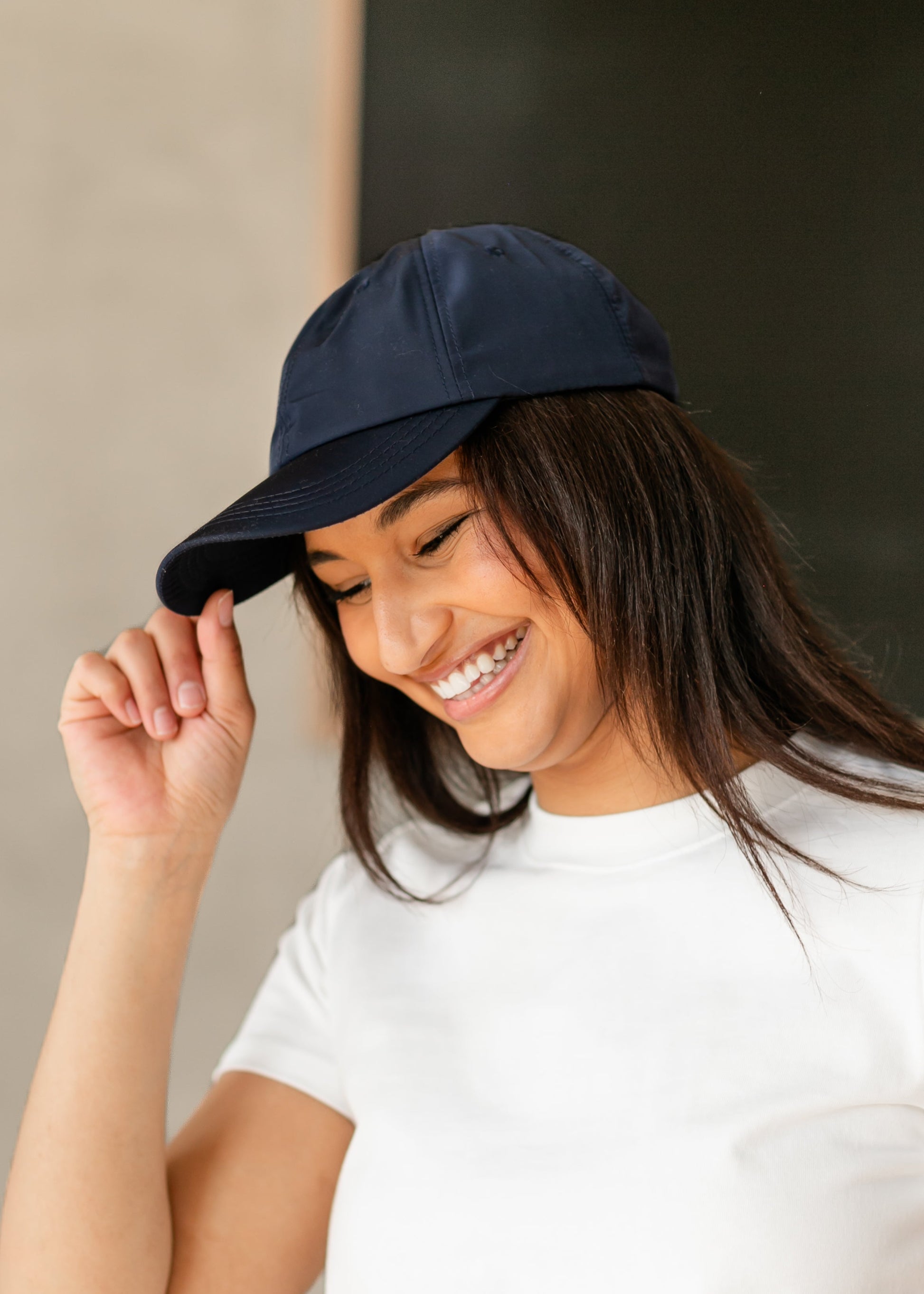 Gia Navy Classic Baseball Hat Accessories