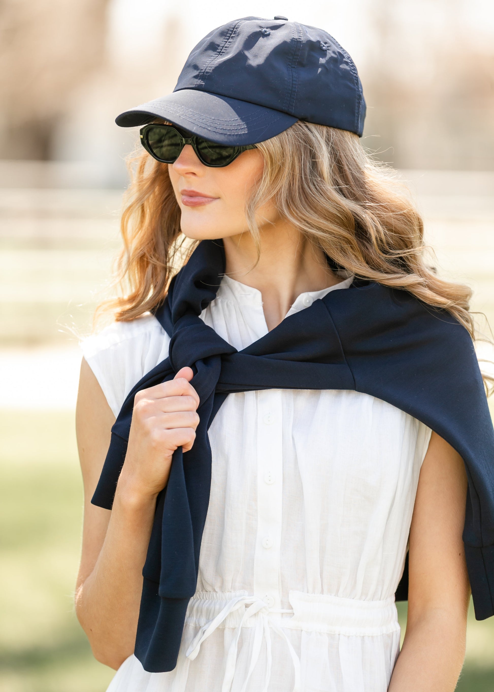 Gia Navy Classic Baseball Hat Accessories