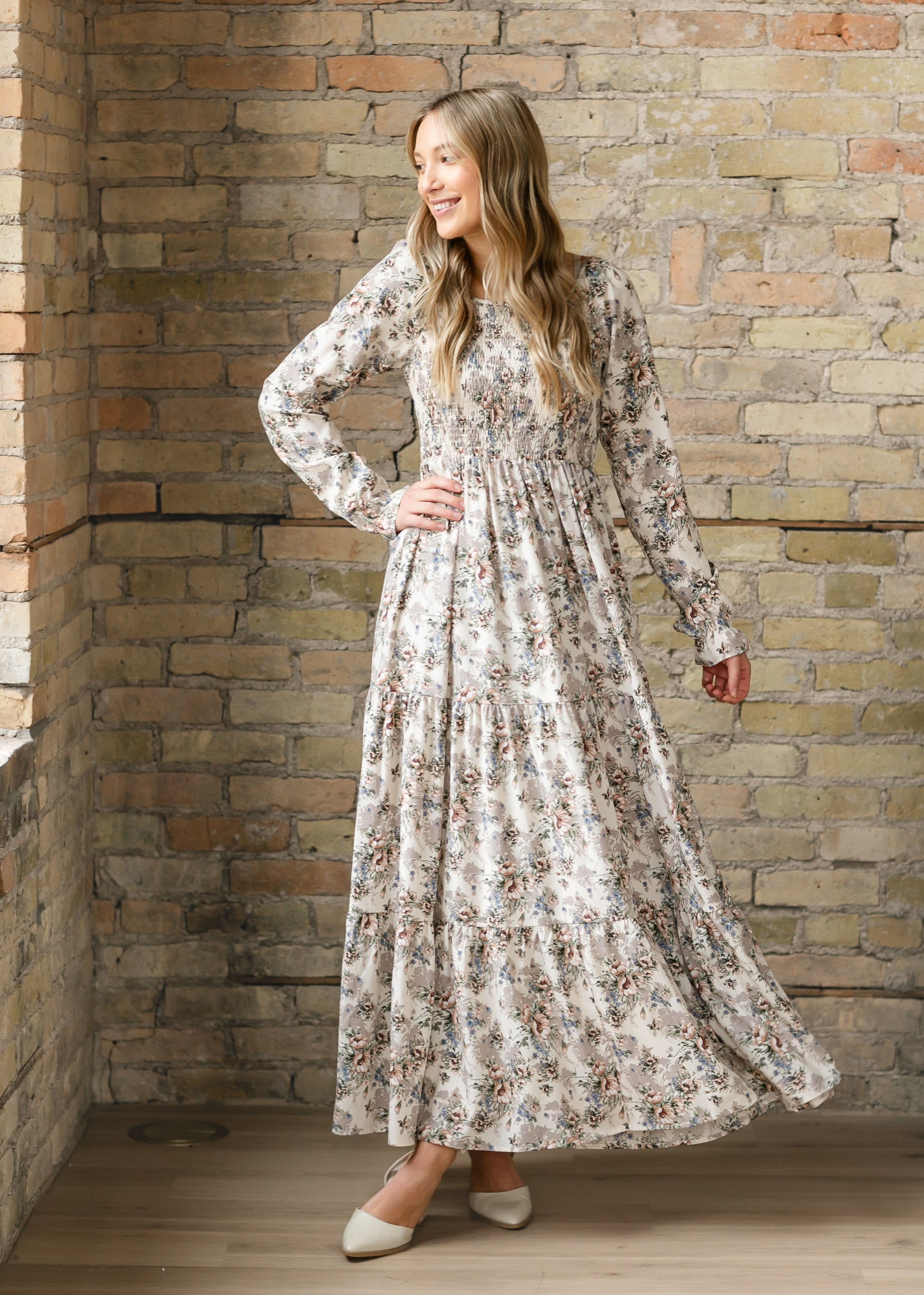 Gia Long Sleeve Maxi Dress - FINAL SALE Inherit Co. Gia Long Sleeve Maxi Dress - FINAL SALE Inherit Co.
