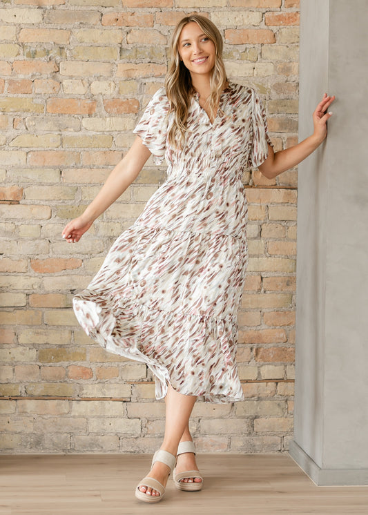 Gina Short Sleeve Midi Dress IC Dresses