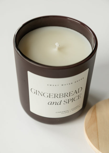 Gingerbread and Spice 15 oz Soy Candle FF Home + Lifestyle