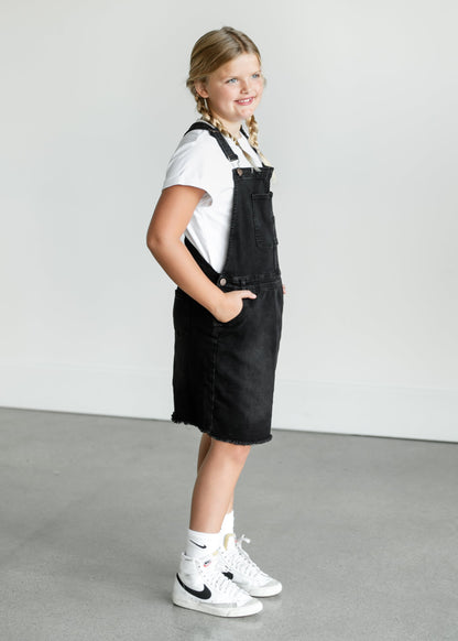 Girl's Aria Denim Overall Jumper Dress IC Girls