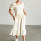 Girl's Aubriel Floral Puff Sleeve Midi Dress IC Girls