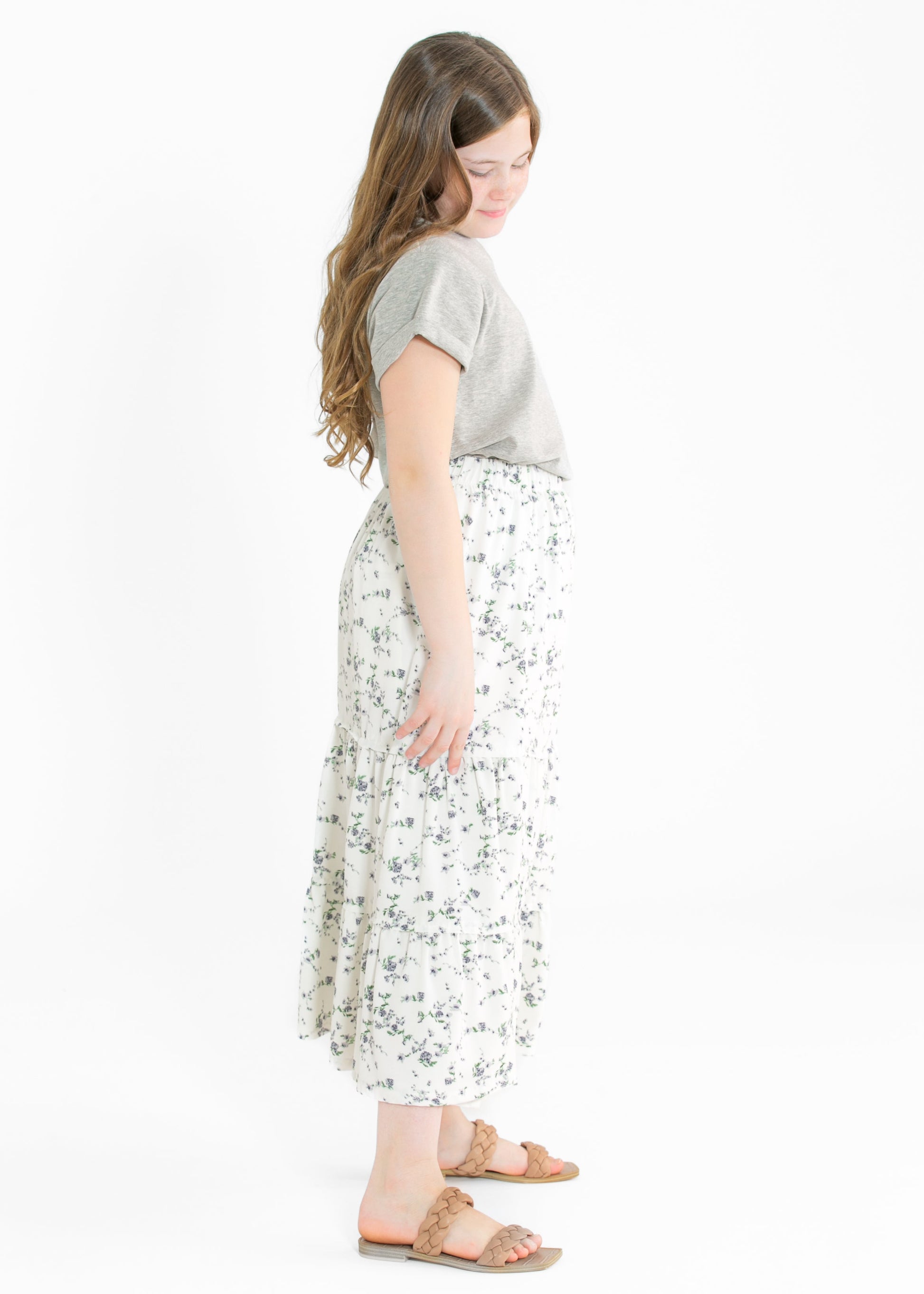 Girl's Lou Lou Tiered Peasant Skirt IC Girls