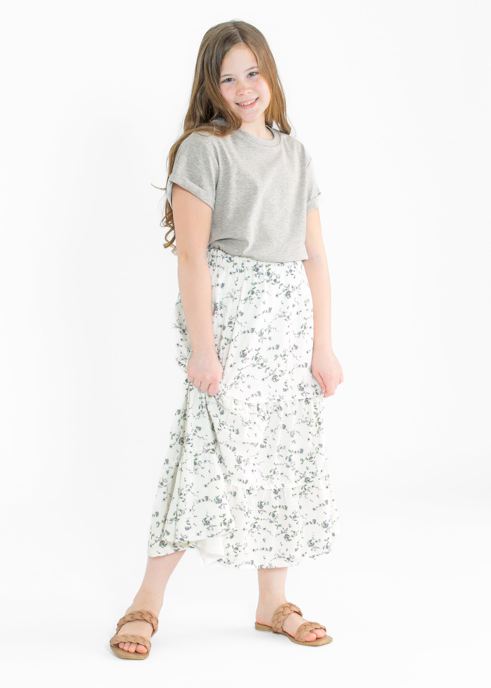 Girl's Lou Lou Tiered Peasant Skirt IC Girls