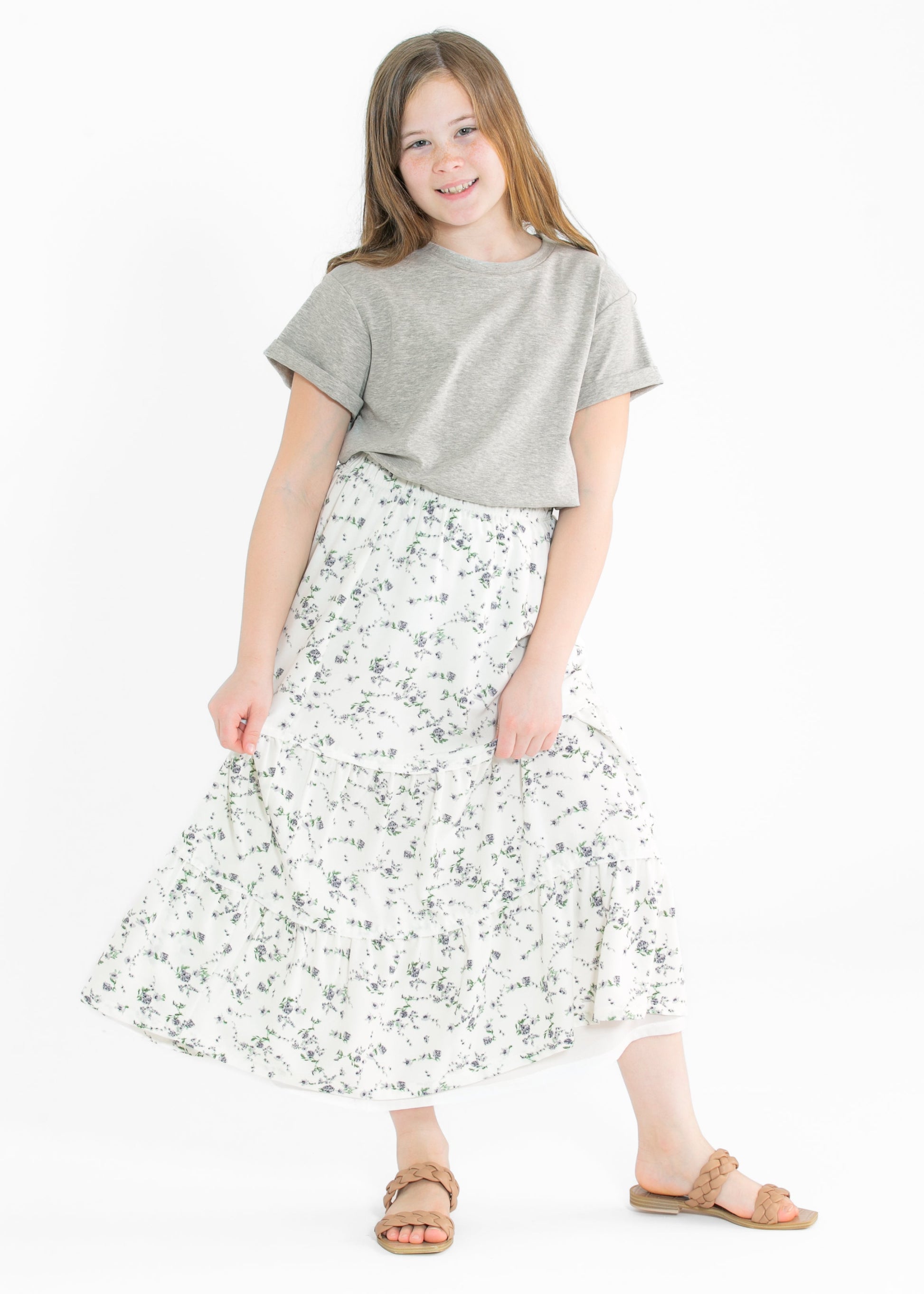 Girl's Lou Lou Tiered Peasant Skirt IC Girls