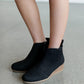 Girl’s TOMS® Clare Suede Wedge Bootie Shoes