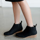 Girl’s TOMS® Clare Suede Wedge Bootie Shoes