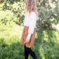 Girls Black Lace Trim Brushed Leggings FF Girls