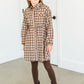 Girls Gingham Print Button Up Dress FF Girls