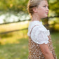 Girls Ruffle Tiered V Neck Tie Shoulder Midi Dress-FINAL SALE FF Girls