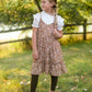 Girls Ruffle Tiered V Neck Tie Shoulder Midi Dress-FINAL SALE FF Girls