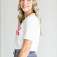God Bless America Graphic T-shirt Tops