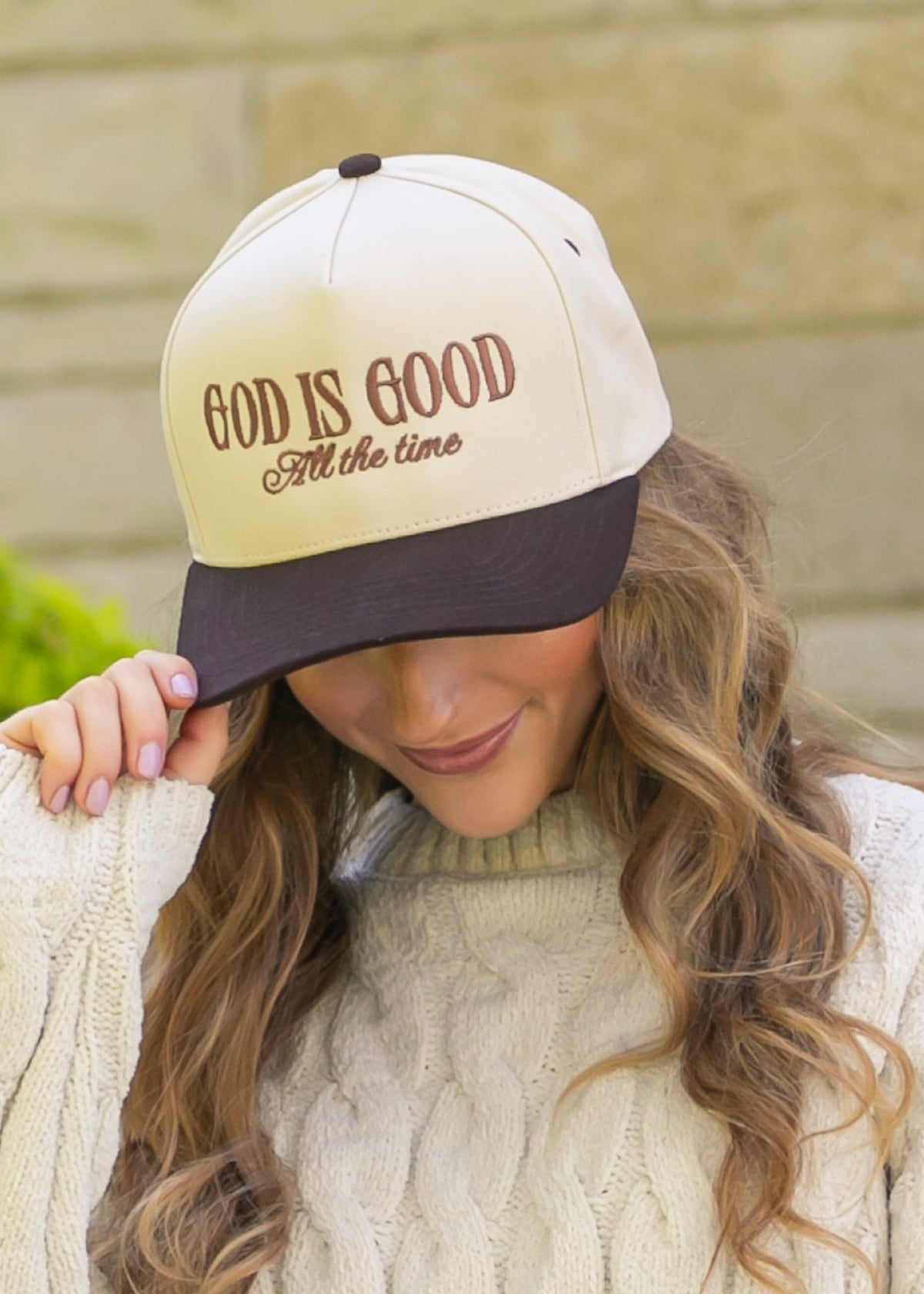 God Is Good All The Time Hat God is Good All the Time Hat. Jesus Baseball Cap. Christian  main image 4
