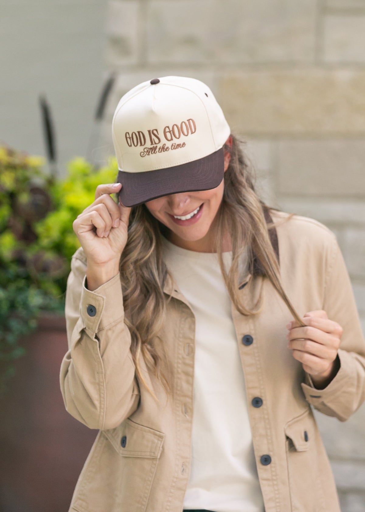 God Is Good All the Time Trucker Hat – Inherit Co display picture 3