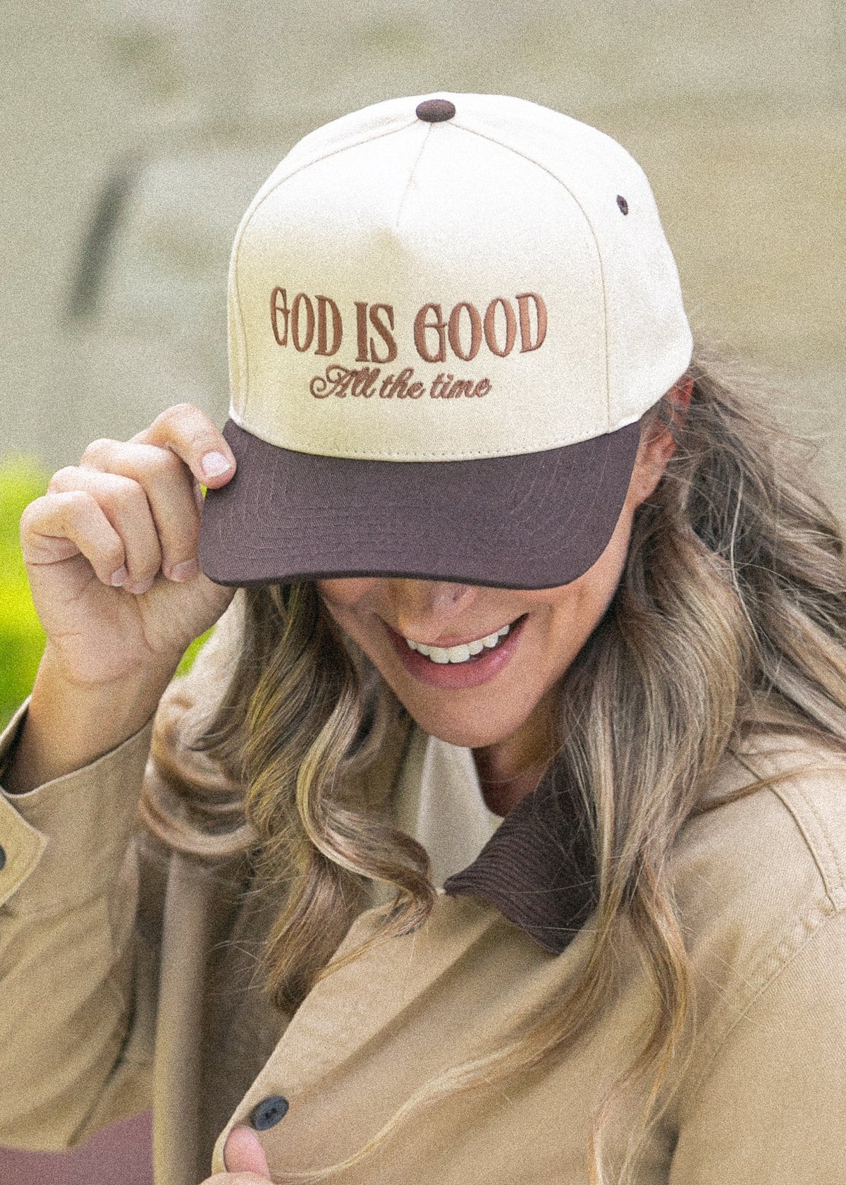 God Is Good All the Time Trucker Hat – Inherit Co display picture 1