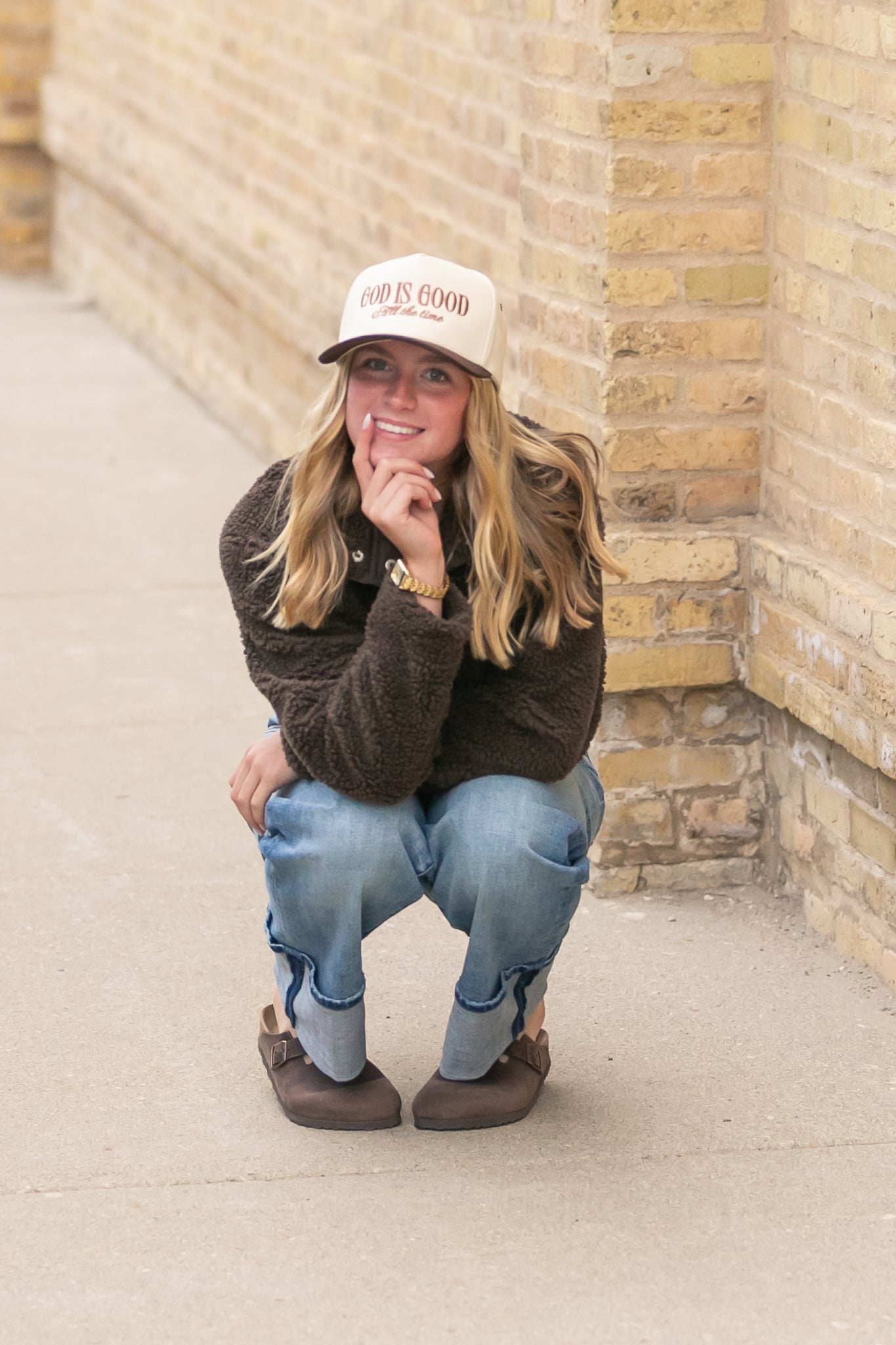 God Is Good All the Time Trucker Hat Accessories