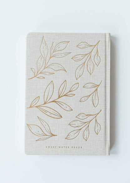 Gold Leaves Notes Journal FF Home + Lifestyle