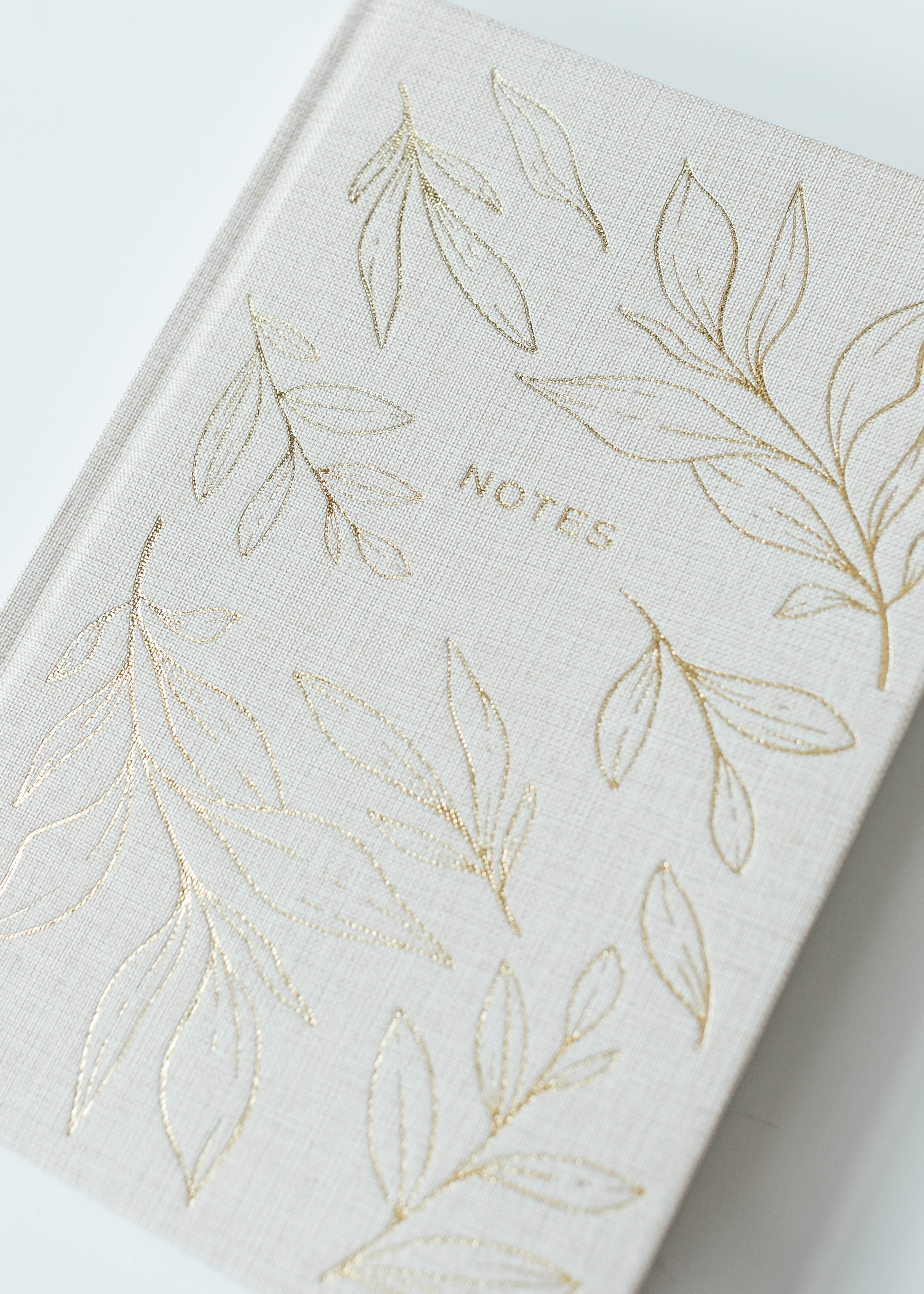 Gold Leaves Notes Journal FF Home + Lifestyle