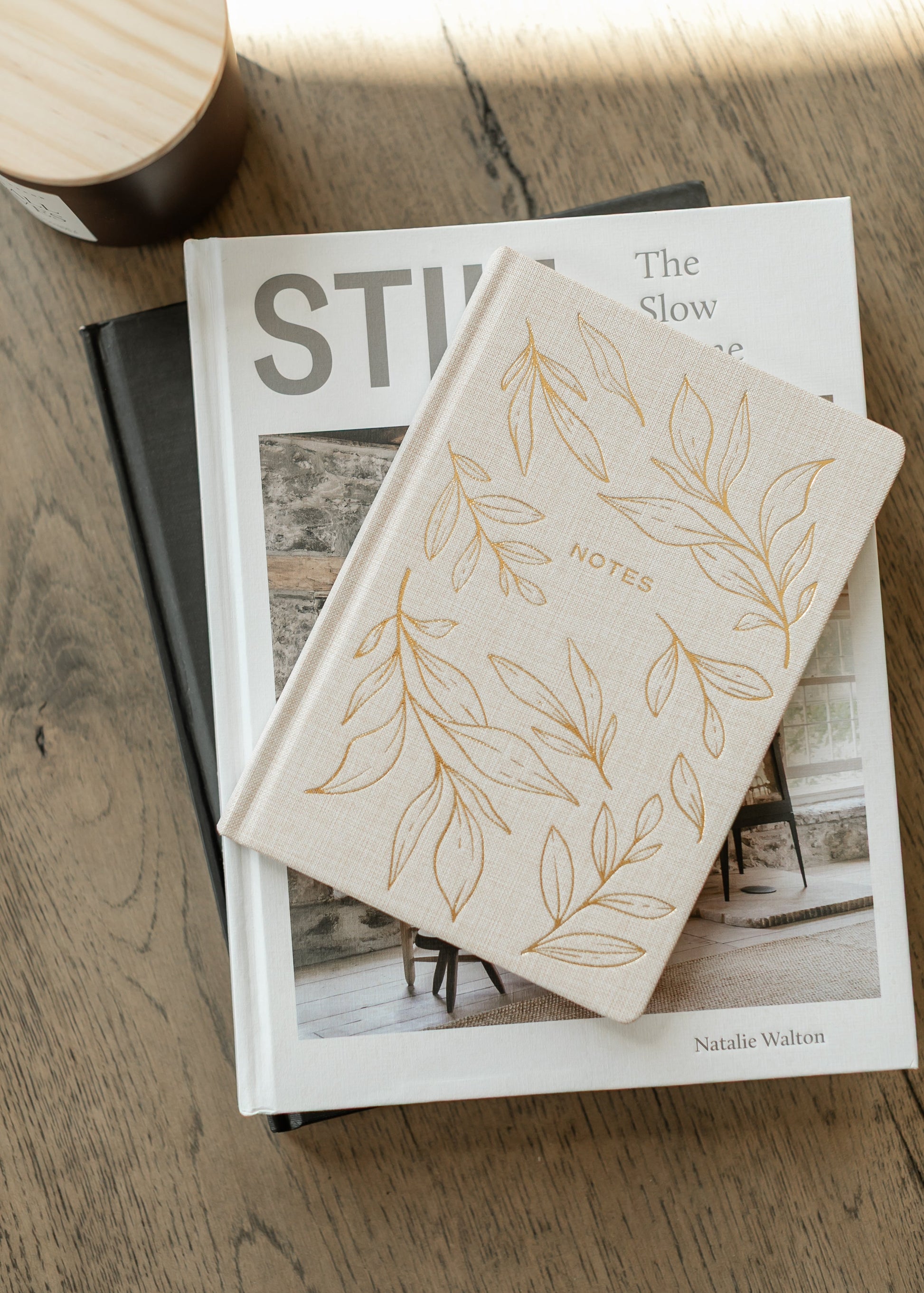 Gold Leaves Notes Journal FF Home + Lifestyle