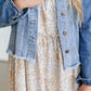 Golden Floral Tiered Maxi Dress FF Dresses