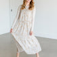 Golden Floral Tiered Maxi Dress FF Dresses